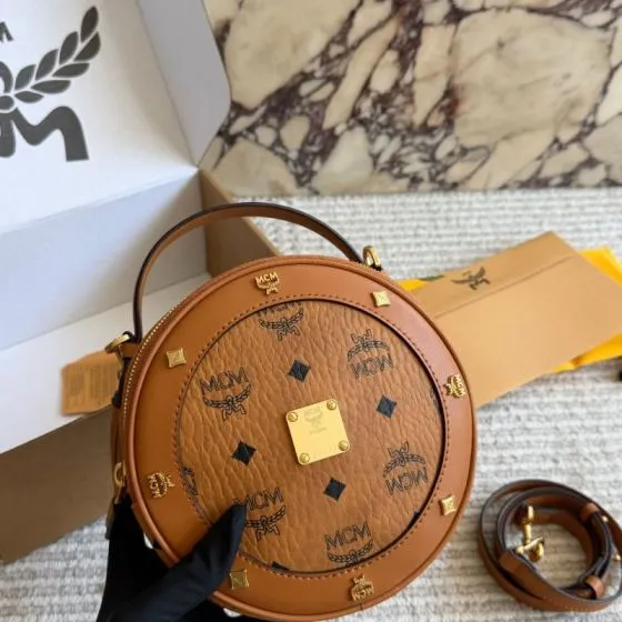 MCM Visetos 25x18x10cm shoulder bag AAA Quality Replica