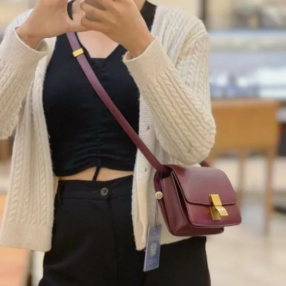 Celine 25x18x10cm shoulder bag 1 1 Replica