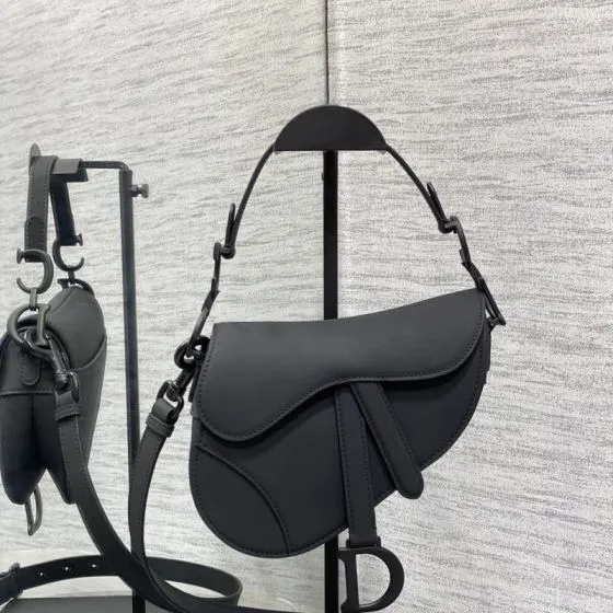 Dior Saddle Black shoulder Premium Replica