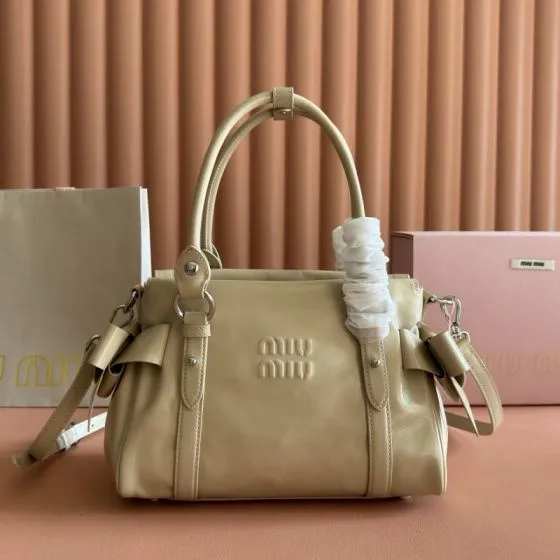 Miu Miu Beige shoulder bag 1 1 Replica