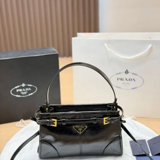 Prada Black 25x18x10cm shoulder bag 1 1 Replica
