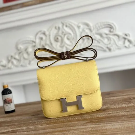 Hermes Constance Yellow shoulder — Top Quality Replica