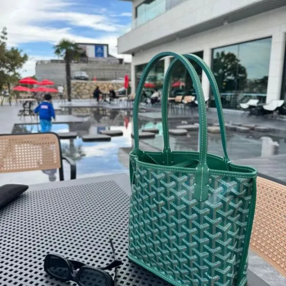 Goyard Green 18x12cm shoulder bag Premium Replica
