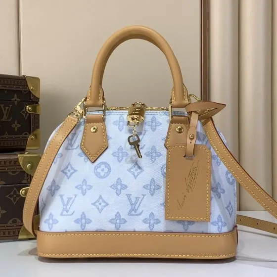 Louis Vuitton Alma BB Blue Monogram BB crossbody Premium Replica