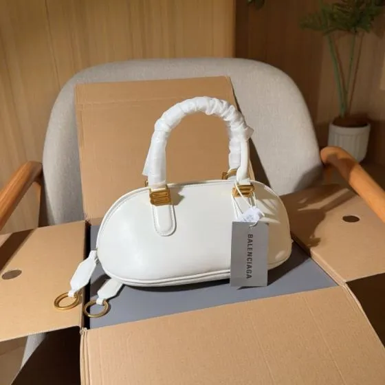 Balenciaga White 25x18x10cm shoulder bag Premium Replica