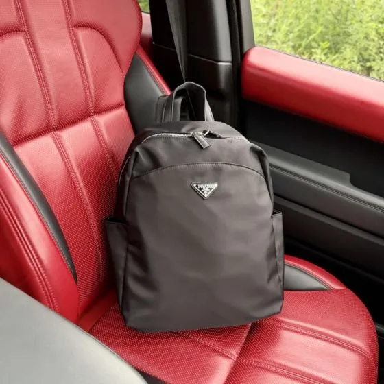 Prada Nylon black 30x36x13cm backpack 1 1 Replica