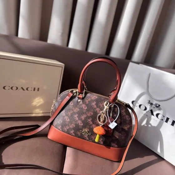 Coach Monogram 25x18x10cm shoulder bag Top Quality Replica