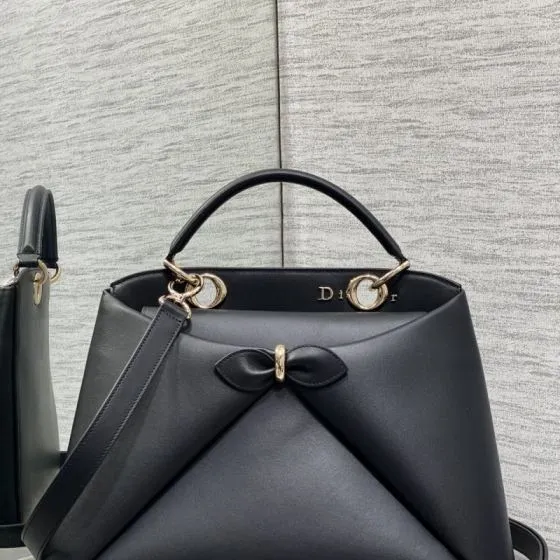 Dior Lady Black shoulder Top Quality Replica