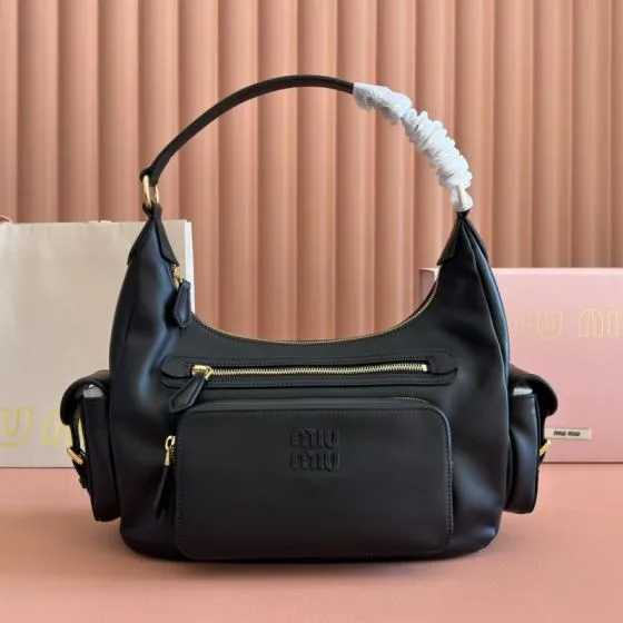 Miu Miu Black shoulder bag Top Quality Replica