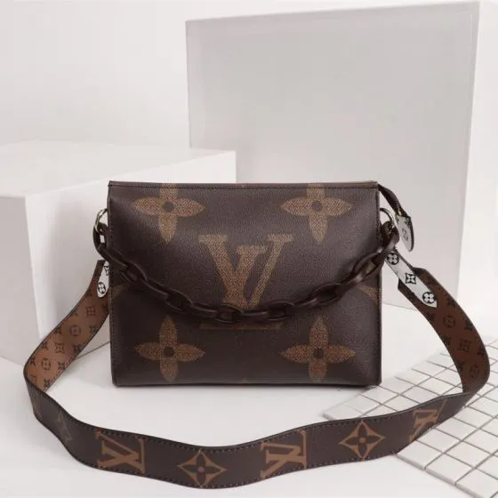 Louis Vuitton Monogram Brown W25H20D5 crossbody 1 1 Replica