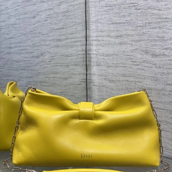 Dior Yellow evening Top Quality Replica