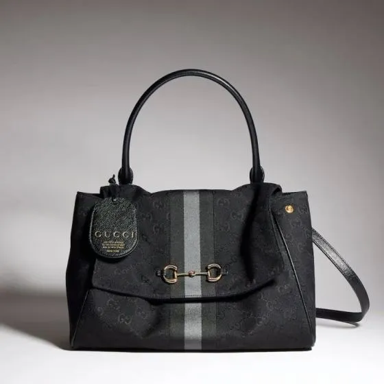 Gucci Horsebit Web GG Black shoulder Top Quality Replica