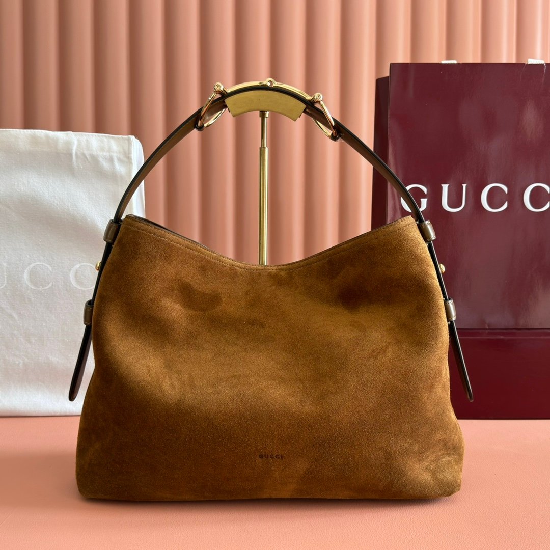 Gucci Beatrix Brown suede shoulder everyday