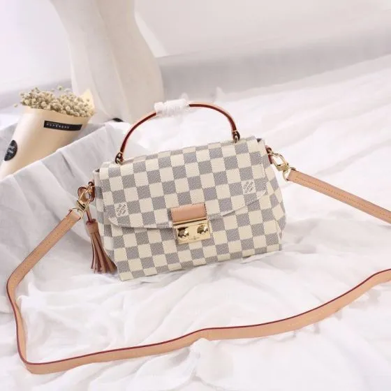 Louis Vuitton M41581 Damier Azur 21 5-18-9cm crossbody — AAA Quality Replica