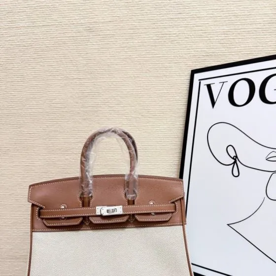 Hermes Birkin Gold and Beige 30cm tote — 1:1 Replica