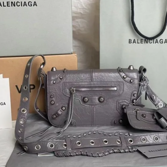 Balenciaga Le Cagole Gray 26x14cm shoulder bag Premium Replica
