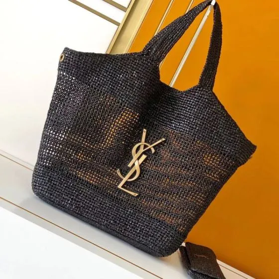 YSL Shopping Tote Black — AAA Quality Replica