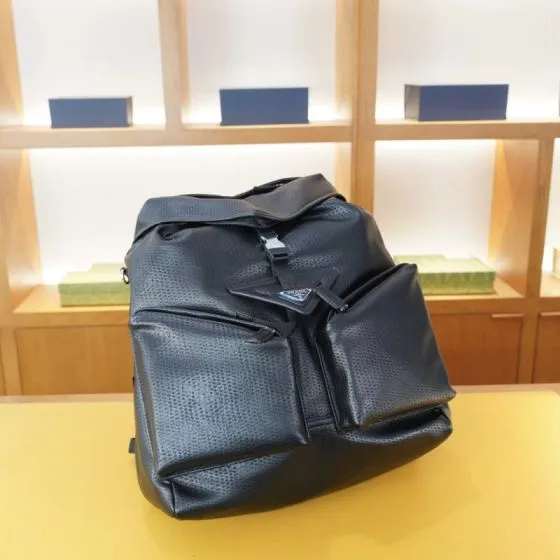 Prada Black 38x45x18cm shoulder bag 1 1 Replica