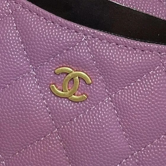 Chanel Purple 12x9 5cm crossbody Top Quality Replica