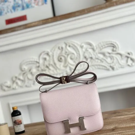 Hermes Constance Light Pink crossbody — Premium Replica