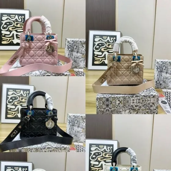 Dior Lady Pink 20 17 crossbody AAA Quality Replica