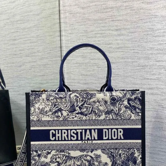 Dior Blue and White Toile de Jouy tote — Top Quality Replica
