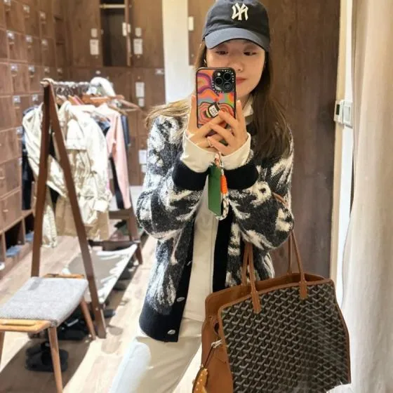 Goyard Brown shoulder bag 1 1 Replica