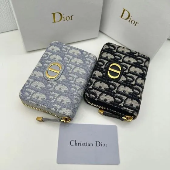 Dior Blue Gray Oblique 12 8 5 everyday — 1:1 Replica