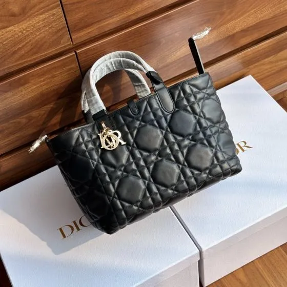 Dior Toujours Black tote Top Quality Replica