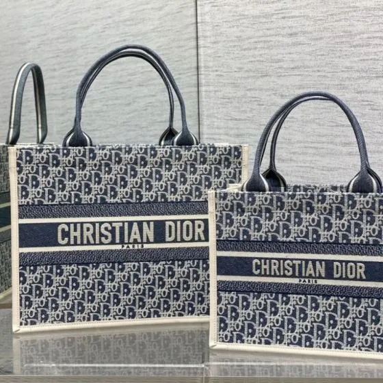 Dior Book Tote Blue Oblique small — 1:1 Replica