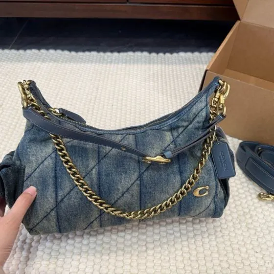 Coach Blue shoulder bag 1 1 Replica