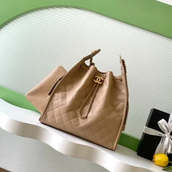 Chanel Beige shoulder AAA Quality Replica
