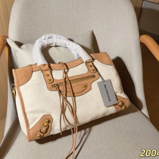 Balenciaga City Brown 38x28x15cm shoulder bag Top Quality Replica