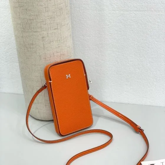 Hermes Orange crossbody Top Quality Replica