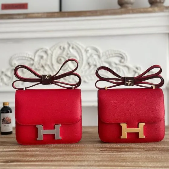 Hermes Constance Red crossbody — Top Quality Replica
