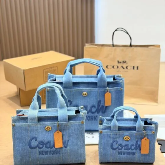 Coach Blue shoulder bag 1 1 Replica