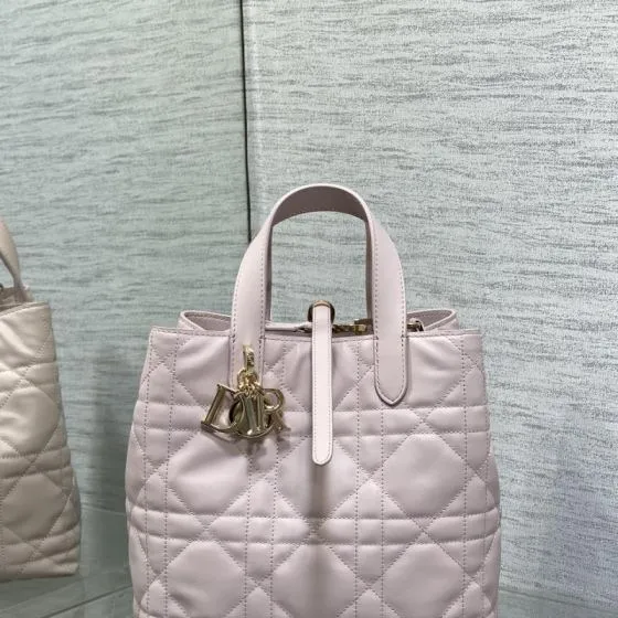 Dior Light Pink tote Top Quality Replica