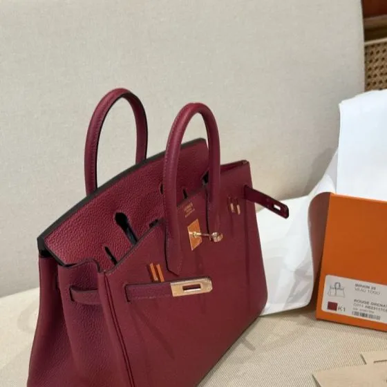 Hermes Birkin 25 Rouge Grenat 25 handbag — AAA Quality Replica