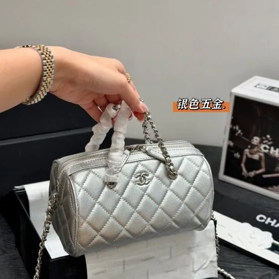 Chanel Silver crossbody Premium Replica