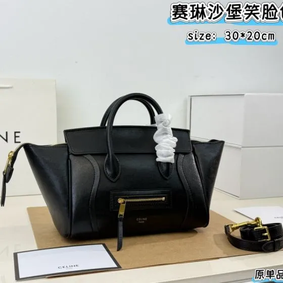 Celine Luggage Black 30x20x15cm handbag handbag 1 1 Replica