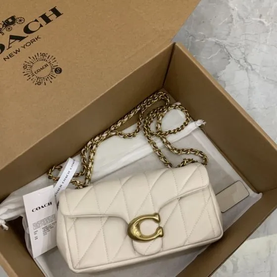 Coach White 25x18x10cm shoulder bag Top Quality Replica
