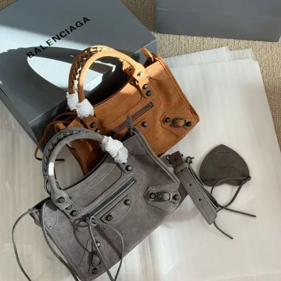 Balenciaga City Gray 38x28x15cm shoulder bag AAA Quality Replica