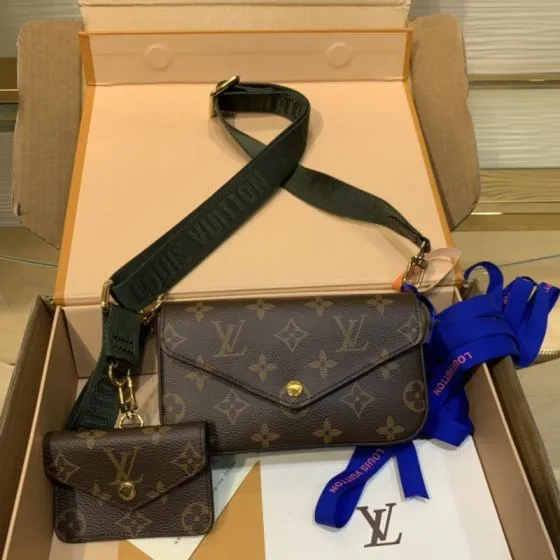 Louis Vuitton Multi Pochette F licie Monogram crossbody Premium Replica
