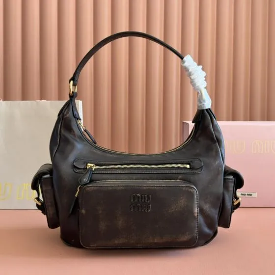 Miu Miu Brown shoulder bag Premium Replica