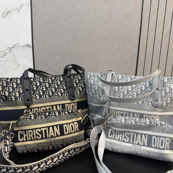 Dior Book Tote Oblique Navy — Top Quality Replica