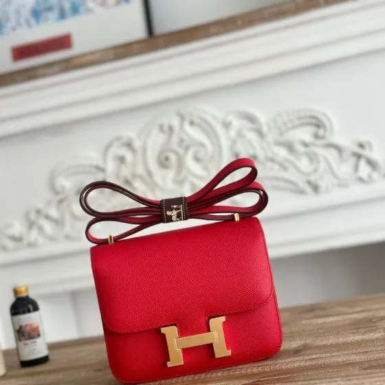 Hermes Constance Red crossbody — AAA Quality Replica
