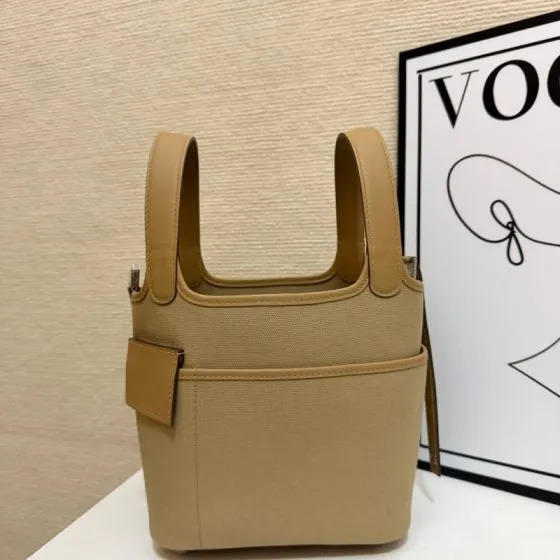 Hermes Cargo Picotin 18 Beige 18cm everyday — AAA Quality Replica