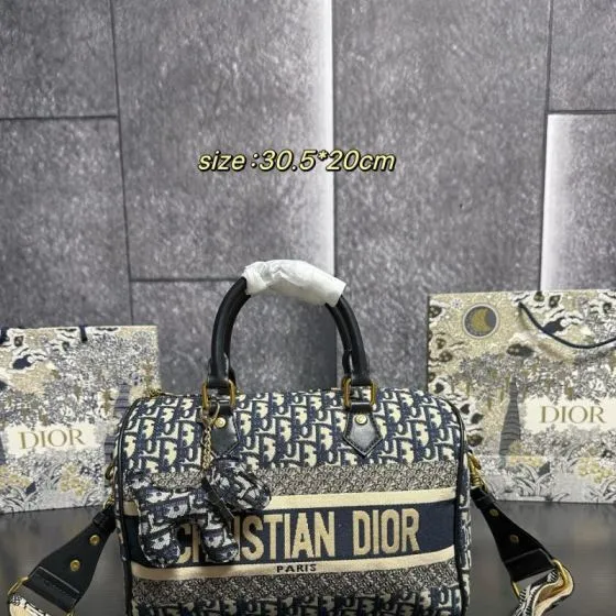 Dior Book Tote Blue Oblique 30 5 20cm — Top Quality Replica