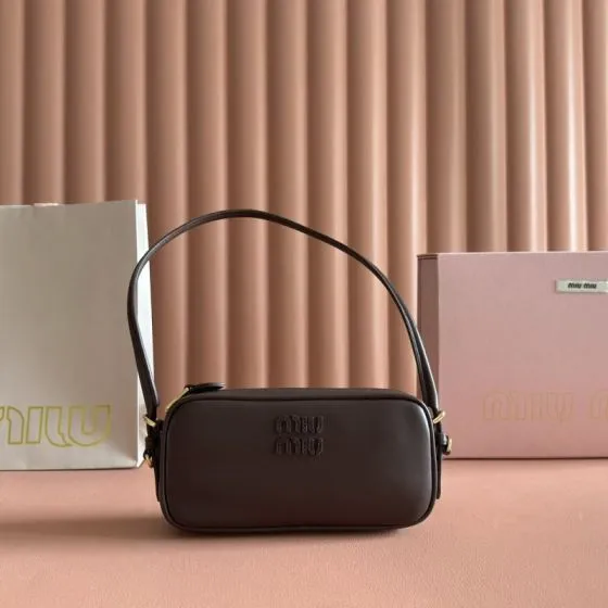 Miu Miu Brown 25x18x10cm shoulder bag Premium Replica