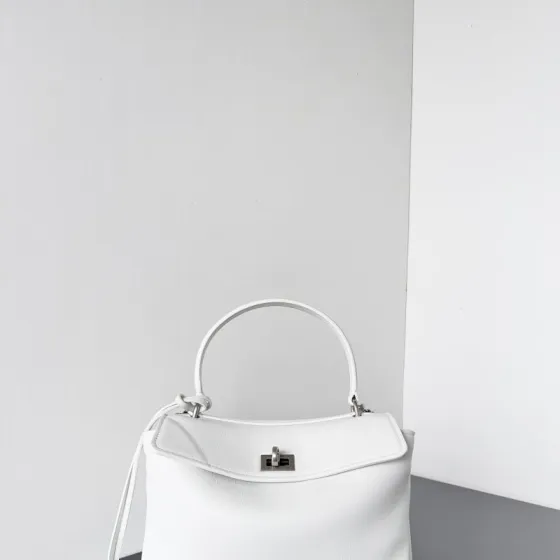 Balenciaga White 25x18x10cm shoulder bag Top Quality Replica